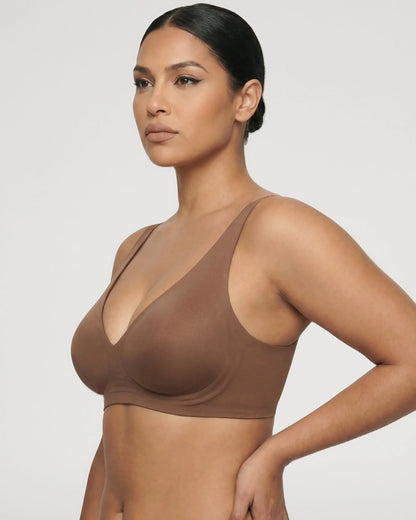 Seamless Wireless Plunge Push-Up Jelly Bra [BOGO]