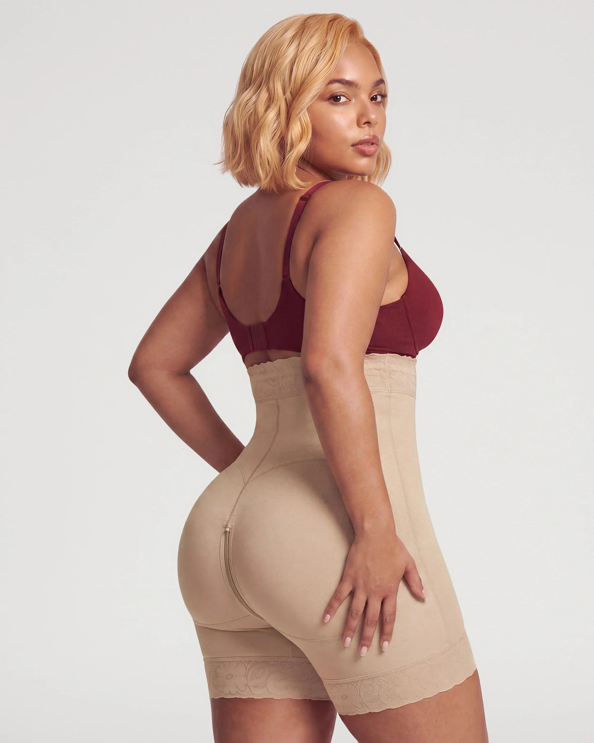 Sculpting High-Waisted Tummy Control Butt Lifter Shorts