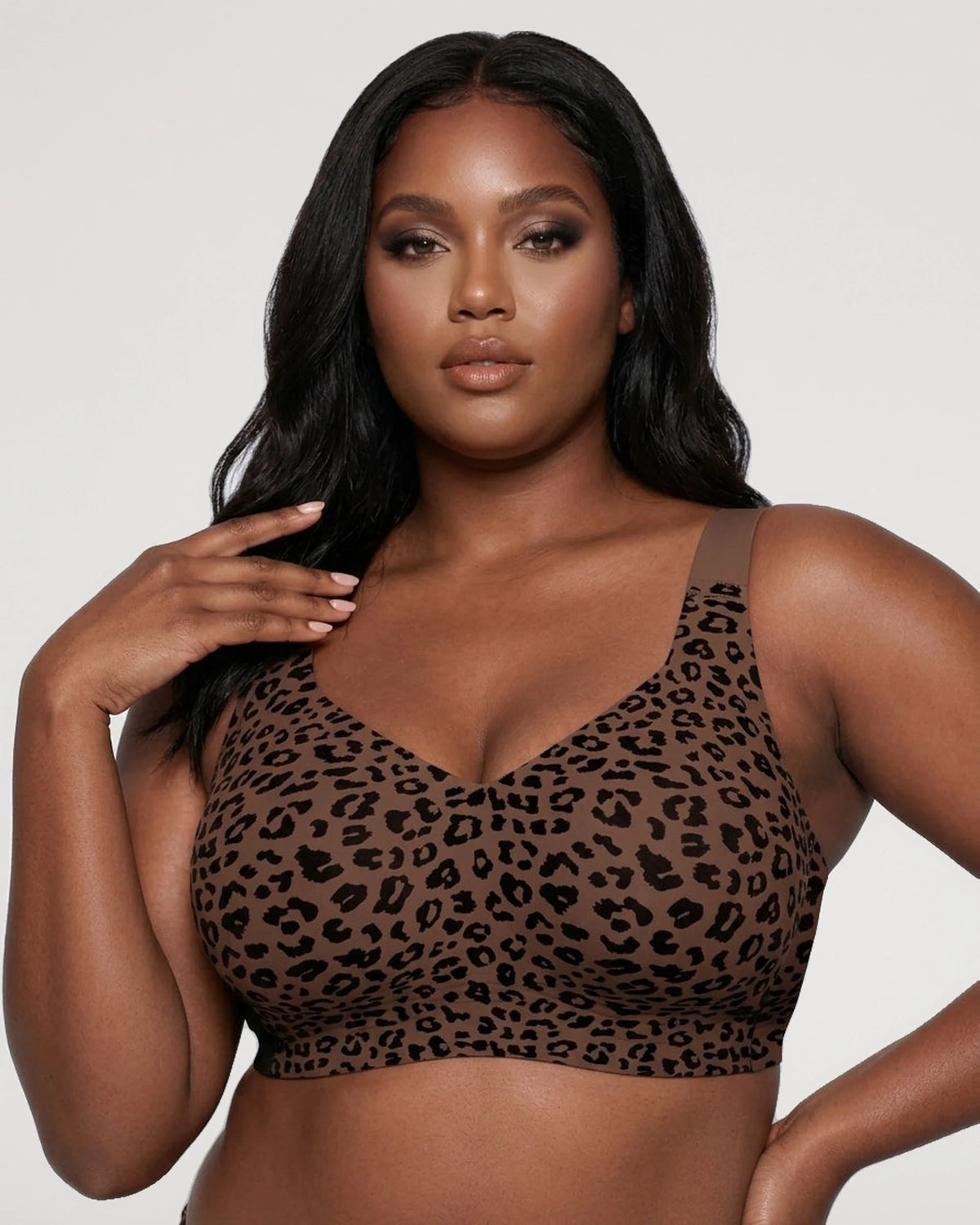 Wireless Full-Coverage Seamless Push-Up Jelly Bra