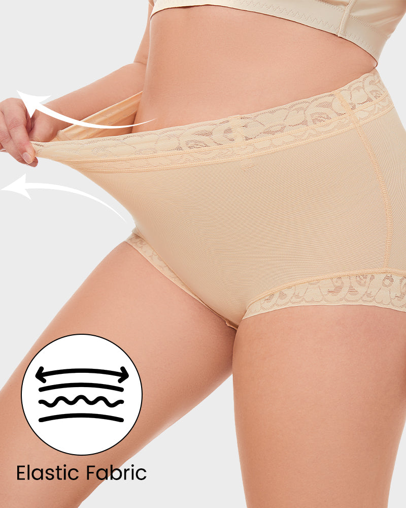 High-Waisted Tummy Control Butt Lifter Shaping Briefs [BOGO]