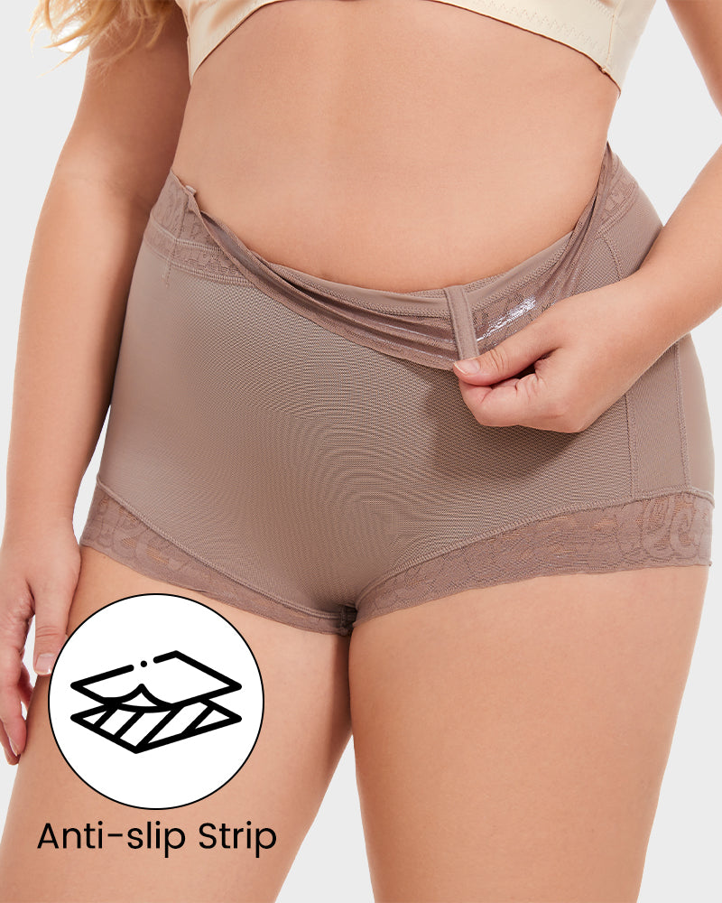 High-Waisted Tummy Control Butt Lifter Shaping Briefs [BOGO]