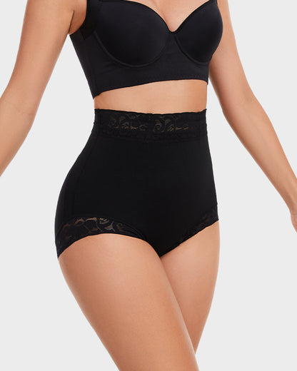 High-Waisted Tummy Control Butt Lifter Shaping Briefs