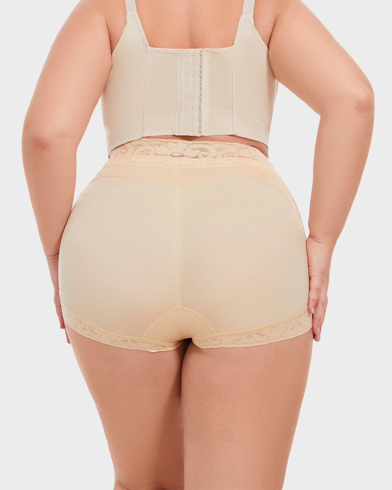 High-Waisted Tummy Control Butt Lifter Shaping Briefs