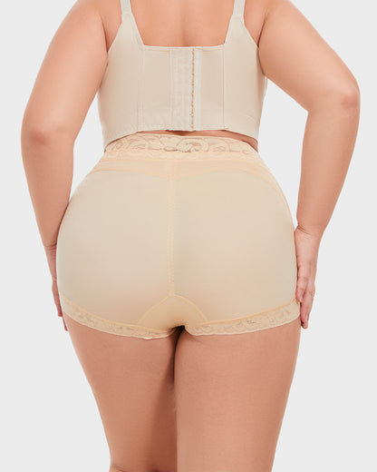 High-Waisted Tummy Control Butt Lifter Shaping Briefs
